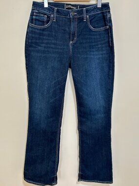 Silver Jeans The Curvey High Boot Cut Blue Size 31